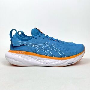 Asics Gel Nimbus 25 Running Shoe Sneaker Mens Size 11.5 Island Blue 1011B547
